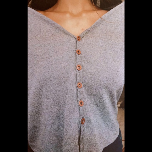 J.D Stone Gray Sweater Size 8 - Picture 3 of 8